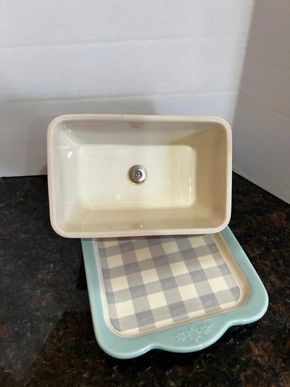 The Pioneer Women Sweet Romance Ceramic Double Stick Butter Dish Floral Ceramic